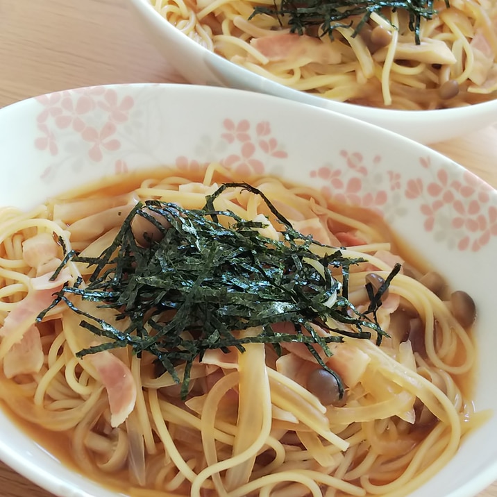 きのことベーコンの和風スープパスタ レシピ 作り方 By Ichi5 楽天レシピ きのことベーコンの和風スープパスタ レシピ 作り方 By Ichi5 楽天レシピ